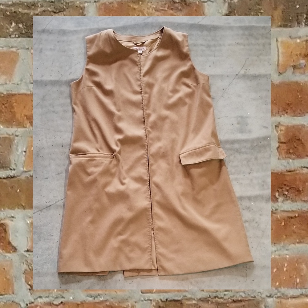 Layering Sleeveless Trench Vest